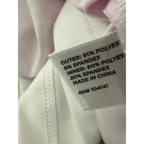 Lady Hagen Skort Women XXL NWT Pink Seashells Side Pleat Golf Pickleball Tennis - Picture 8 of 9